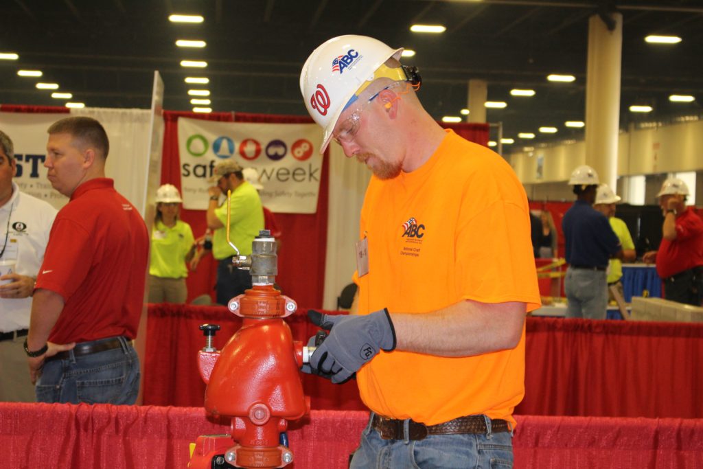 Jared Sutliff, Cen-Cal Fire Systems, Inc., Lodi, California and AFSA’s National Apprentice Competition winner, won the safety award.