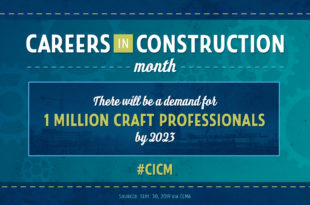 October is “Careers in Construction” Month