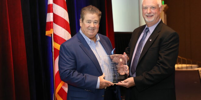 Kevin T. Fee, Reliable Automatic Sprinkler Co., Inc., was chosen as AFSA's 2022 Henry S. Parmelee Award recipient and received his award from Chair of the Board Jack Medovich, P.E. at the AFSA41 General Session. Call for 2023 AFSA nominations.