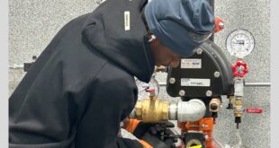 PUTTING OUT FIRES WITH HIGH SCHOOL STUDENTS